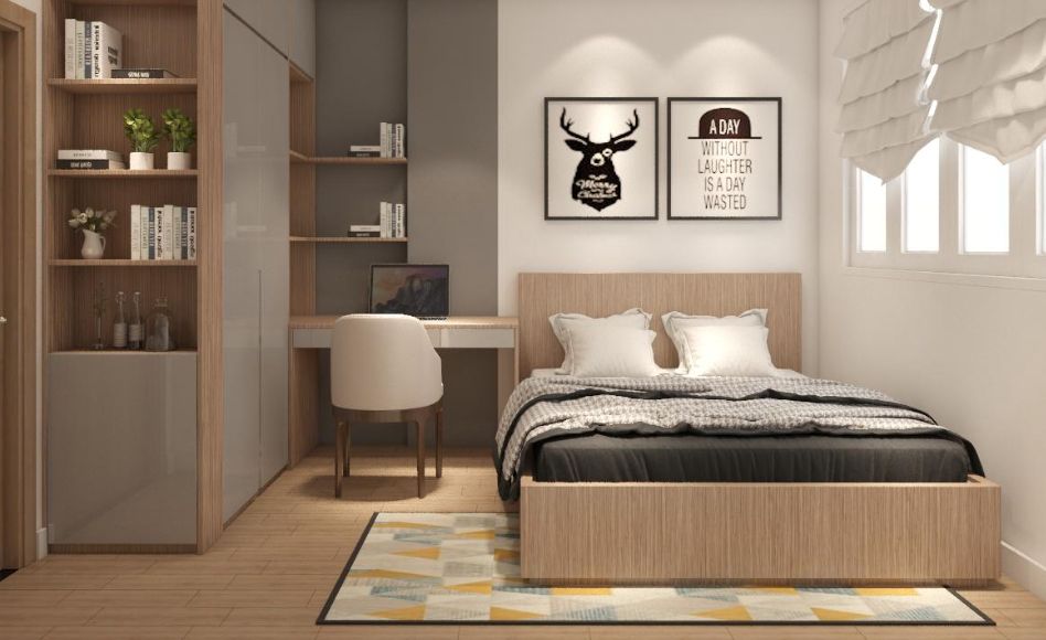 Bán căn hộ 2 phòng ngủ G4 The Avenue The Sola Park Imperia Smart City, hướng Nam, DT 56m2